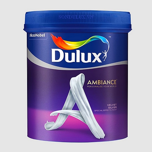 Dulux Nội Thất Ambiance Special Effects Paints (Velvet Silver)