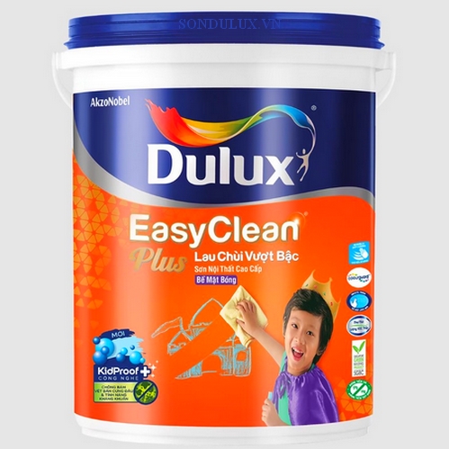 Dulux EasyClean Plus Lau Chùi Vượt Bậc Bề Mặt Bóng