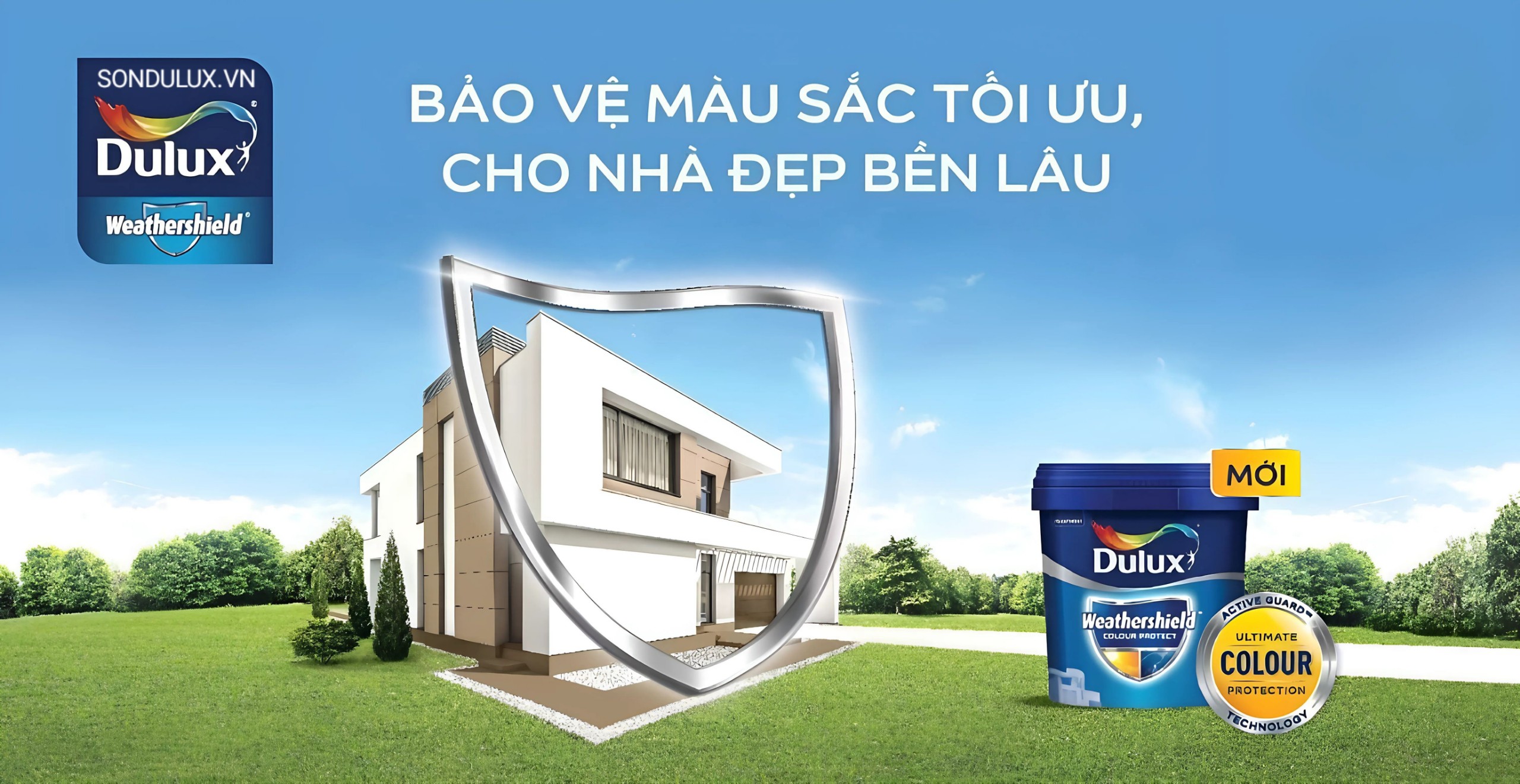 Sơn Dulux cho nhà đẹp bền lâu