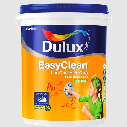 Sơn Dulux EasyClean Lau Chùi Hiệu Quả Bề Mặt Mờ