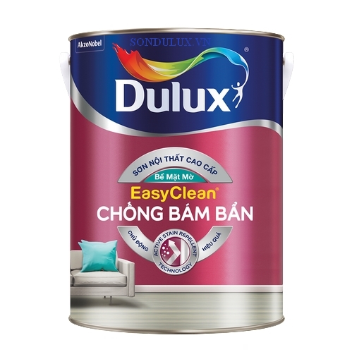 Sơn Dulux Easyclean Chống Bám Bẩn Bề Mặt Mờ