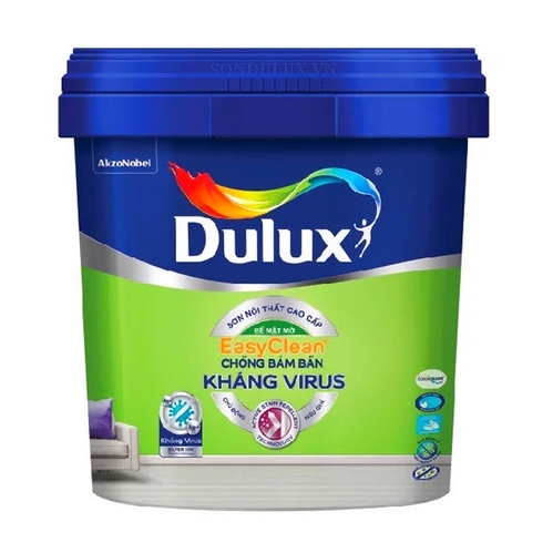 Sơn Dulux Easyclean Chống Bám Bẩn Kháng Virus Mờ