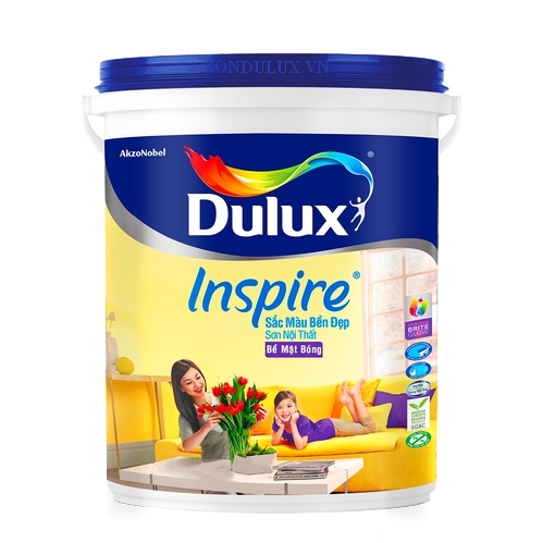 Sơn Dulux Inspire Nội Thất Sắc Màu Bền Đẹp Bề Mặt Bóng